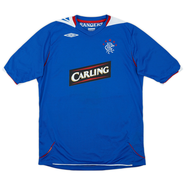 2006-07 Rangers Home Shirt - 7/10 - (XL.Boys)
