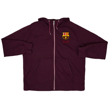 2012-13 Barcelona Nike Hooded Sweat Top - 9/10 - (XL)