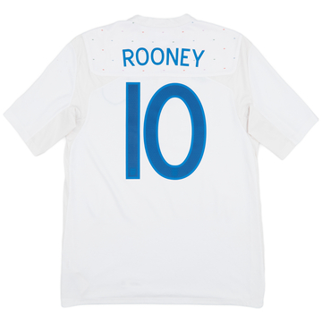2010-11 England Home Shirt Rooney #10 - 7/10 - (M)