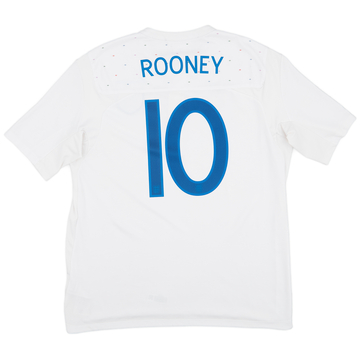 2010-11 England Home Shirt Rooney #10 - 7/10 - (L)