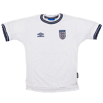 1999-01 England Home Shirt - 6/10 - (M.Boys)