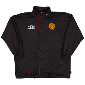 1998-99 Manchester United Umbro Hooded Rain Jacket - 8/10 - (M)