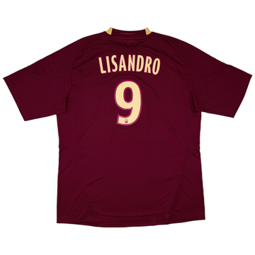 2010-11 Lyon Away Shirt Lisandro #9 (XXL)
