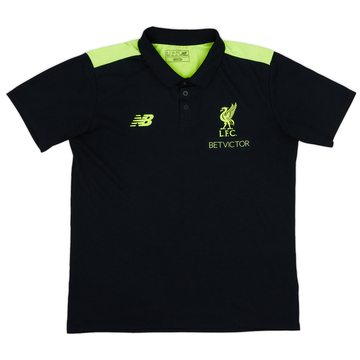 2016-17 Liverpool New Balance Polo Shirt - 8/10 - (L)