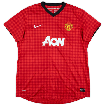 2012-13 Manchester United Home Shirt - 9/10 - (Women's XL)