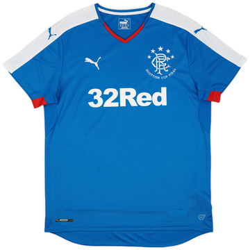 2015-16 Rangers Home Shirt - 9/10 - (XL)