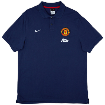 2013-14 Manchester United Nike Polo Shirt - 9/10 - (XL)