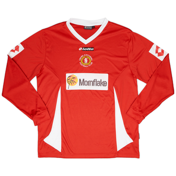 2009-10 Crewe Alexandra Home L/S Shirt - 8/10 - (XL)