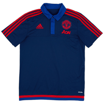 2015-16 Manchester United adidas Polo Shirt - 9/10 - (M)