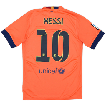 2014-15 Barcelona Away Shirt Messi #10 - 9/10 - (S)
