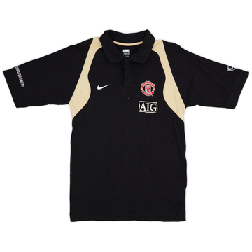 2007-08 Manchester United Nike Polo Shirt - 8/10 - (S)