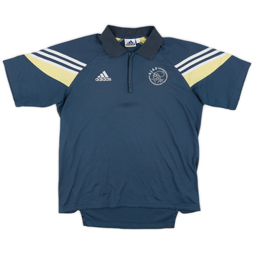2003-04 Ajax adidas 1/4 Zip Polo Shirt - 7/10 - (L)