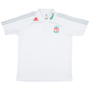 2008-09 Liverpool adidas Polo Shirt - 7/10 - (L)
