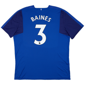 2017-18 Everton Home Shirt Baines #3 - 8/10 - (XXL)
