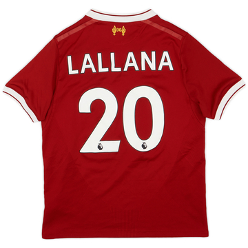 2017-18 Liverpool 125 Years Home Shirt Lallana #20 - 8/10 - (M.Boys)