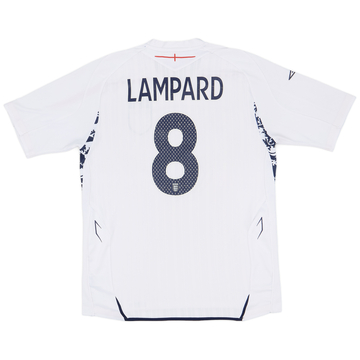 2007-09 England Home Shirt Lampard #8 - 6/10 - (L)