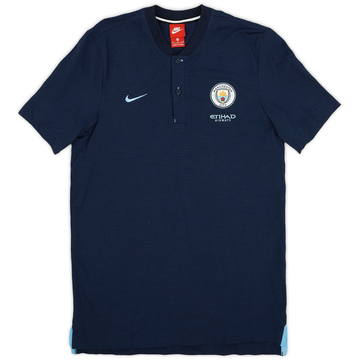 2017-18 Manchester City Nike Polo Shirt - 9/10 - (M)