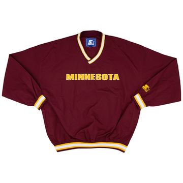 1990s Minnesota Golden Gophers Starter Pullover Windbreaker Jacket - 9/10 - (XL)