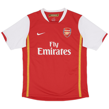 2006-08 Arsenal Home Shirt - 6/10 - (XL.Boys)