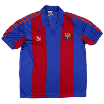 1984-89 Barcelona Home Shirt - 9/10 - (XL)