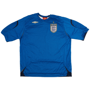 2006-08 England GK S/S Shirt - 8/10 - (XXL)