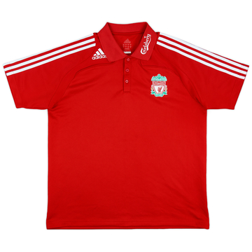 2008-09 Liverpool adidas Polo Shirt - 8/10 - (L)