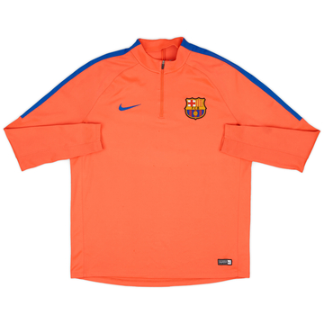 2016-17 Barcelona Nike 1/4 Zip Drill Top - 6/10 - (XL)