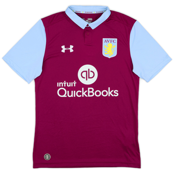 2016-17 Aston Villa Home Shirt - 8/10 - (M)