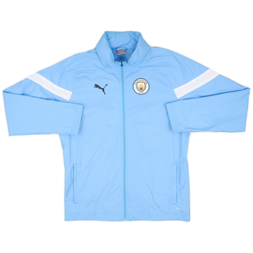 2022-23 Manchester City Puma Hooded Rain Jacket - 7/10 - (M)