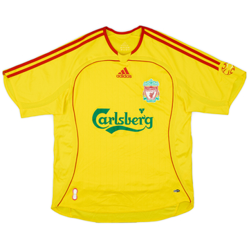 2006-07 Liverpool Away Shirt - 9/10 - (L.Boys)