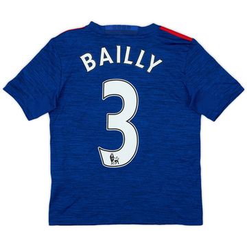 2016-17 Manchester United Away Shirt Bailly #3 - 9/10 - (S.Boys)