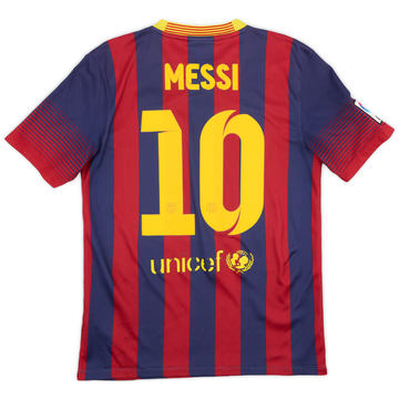 2013-14 Barcelona Home Shirt Messi #10 - 5/10 - (S)