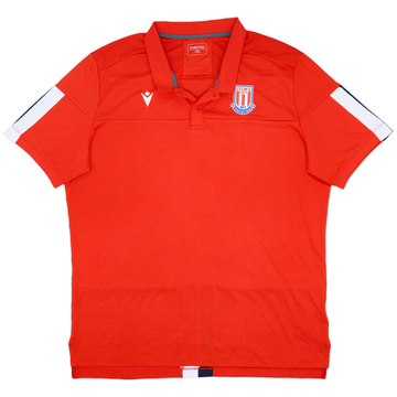 2019-20 Stoke City Macron Polo Shirt - 9/10 - (4XL)