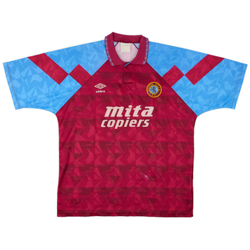 1990-92 Aston Villa Home Shirt - 6/10 - (XL)