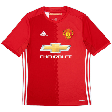 2016-17 Manchester United Home Shirt - 9/10 - (XL.Boys)