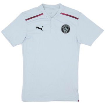 2020-21 Manchester City Puma Polo Shirt - 9/10 - (S)