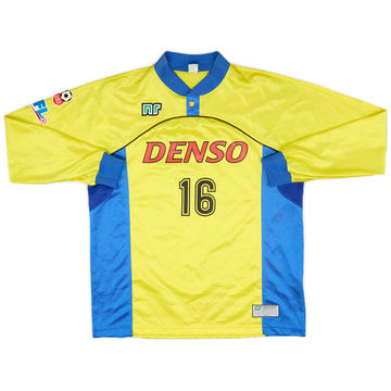 1998-99 Nippon Denso Match Issue Away L/S Shirt #16