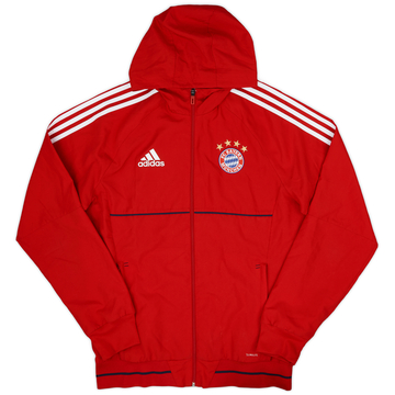 2017-18 Bayern Munich adidas Hooded Track Jacket - 7/10 - (M)