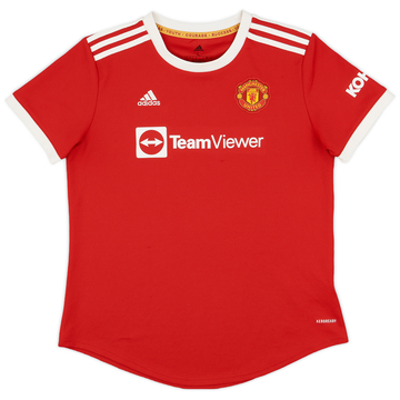 2021-22 Manchester United Home Shirt - 9/10 - (Women's L)