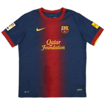 2012-13 Barcelona Home Shirt - 7/10 - (L.Boys)