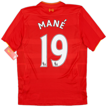 2016-17 Liverpool Home Shirt Mane #19 (S)