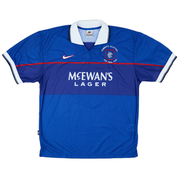 1999 Rangers Match Issue Scottish Cup Final Home Shirt #6