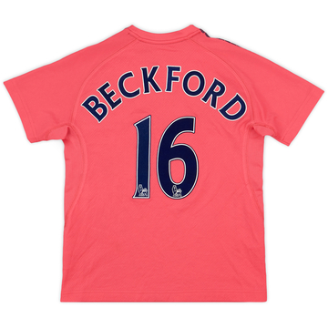 2010-11 Everton Away Shirt Beckford #16 - 8/10 - (M.Boys)
