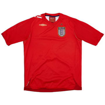 2006-08 England Away Shirt - 7/10 - (XL.Boys)