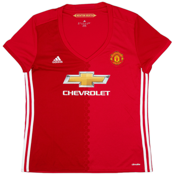 2016-17 Manchester United Home Shirt - 9/10 - (Women's XL)