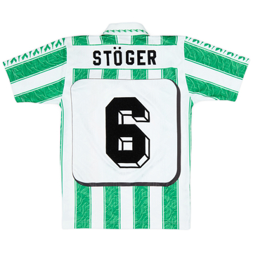 1996-98 Rapid Vienna Home Shirt Stoger #6 - 9/10 - (XS)