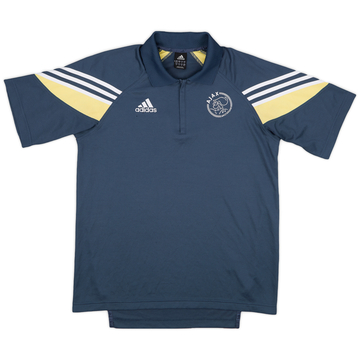 2003-04 Ajax adidas 1/4 Zip Polo Shirt - 5/10 - (M/L)
