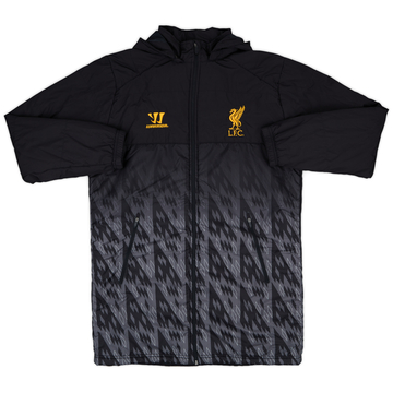 2013-14 Liverpool Warrior Hooded Padded Bench Coat - 6/10 - (M)