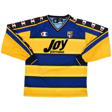2001-02 Parma Home L/S Shirt #4 - 7/10 - (XS)
