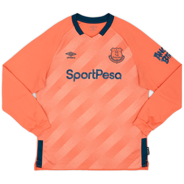 2019-20 Everton Away L/S Shirt - 6/10 - (XL)
